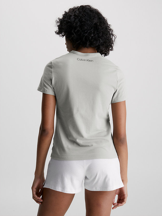 grey heather t-shirt po domu - ck96 dla kobiety - calvin klein