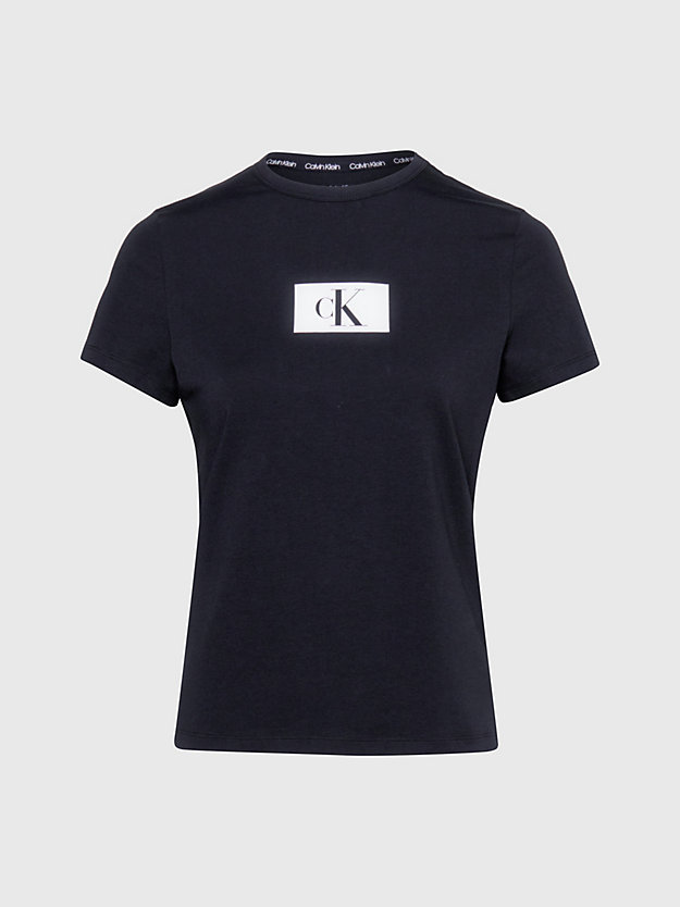 BLACK T-shirt po domu - CK96 dla Kobiety CALVIN KLEIN
