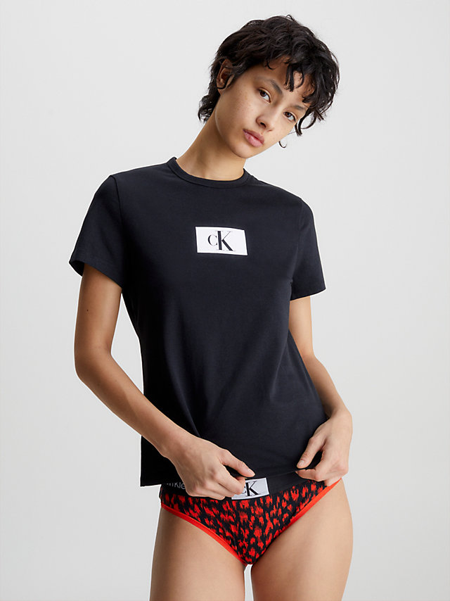 Black Lounge T-Shirt - Ck96 undefined women Calvin Klein
