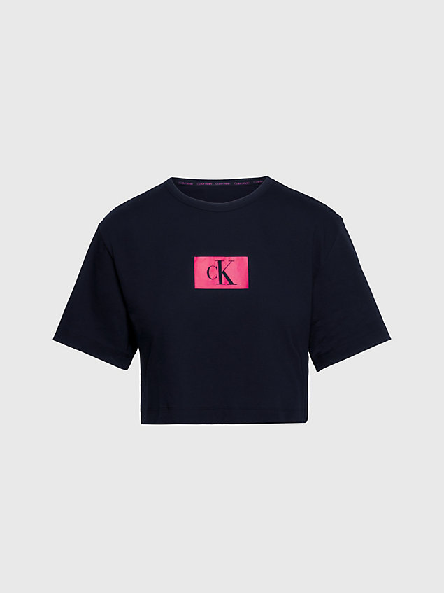 black lounge t-shirt - ck96 for women calvin klein