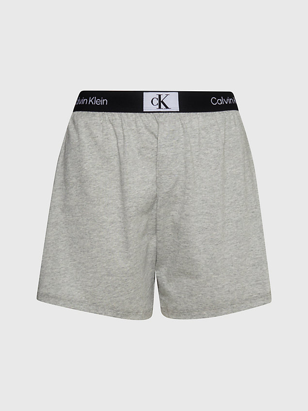 grey pyjama shorts - ck96 for women calvin klein