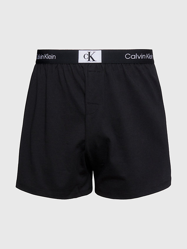 black szorty od piżamy - ck96 dla kobiety - calvin klein