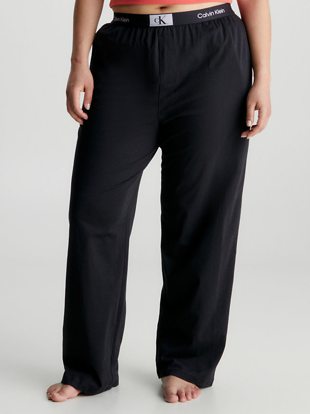 black spodnie od piżamy - ck96 dla kobiety - calvin klein