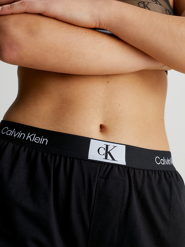 BLACK Pyjama Pants - CK96 for women CALVIN KLEIN