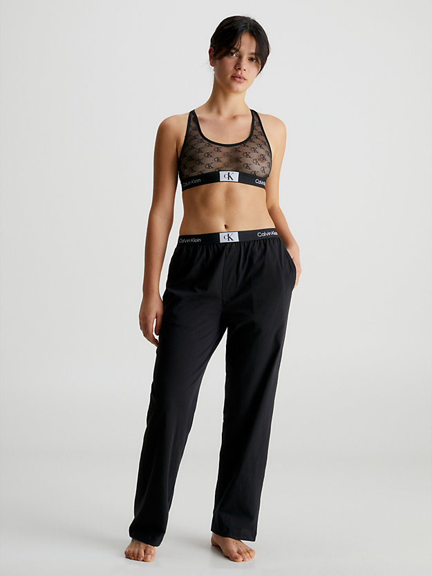 BLACK Pantalon de pyjama - CK96 for femmes CALVIN KLEIN