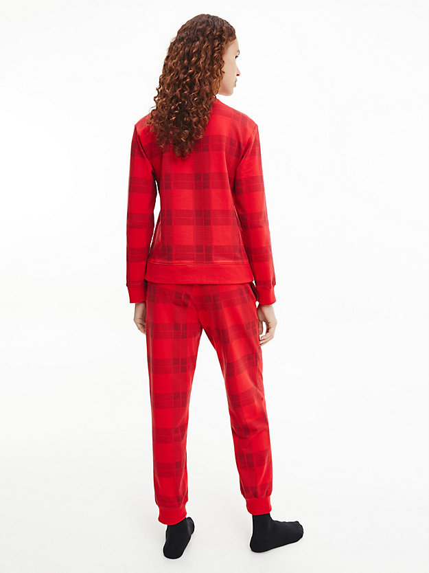 TEXTURED PLAID_EXACT Haut de pyjama - Modern Cotton for femmes CALVIN KLEIN