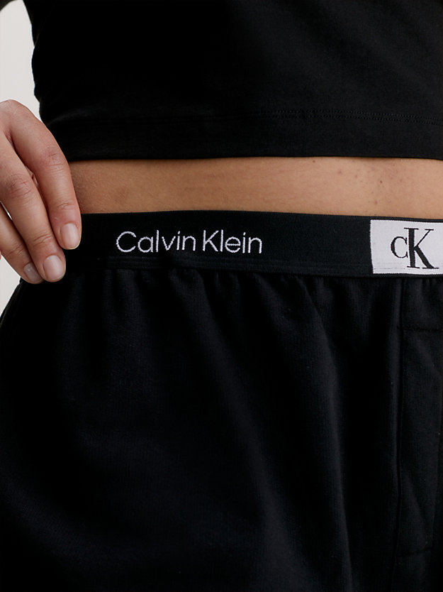 BLACK Spodnie dresowe po domu plus size - CK96 dla Kobiety CALVIN KLEIN
