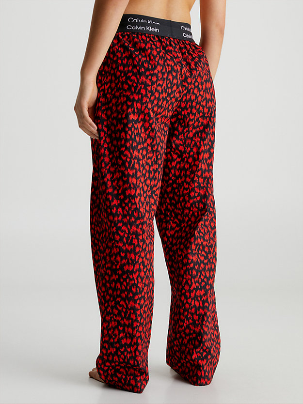BLUR LEOPARD/HAZARD Pyjama Pants - CK96 for women CALVIN KLEIN