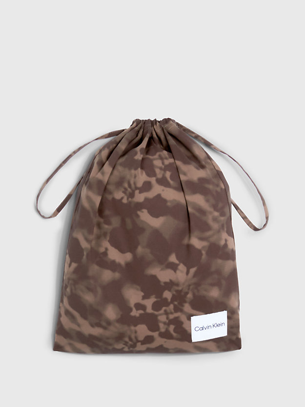 floral shadows/mauve pyjama-set - pj in a bag für damen - calvin klein