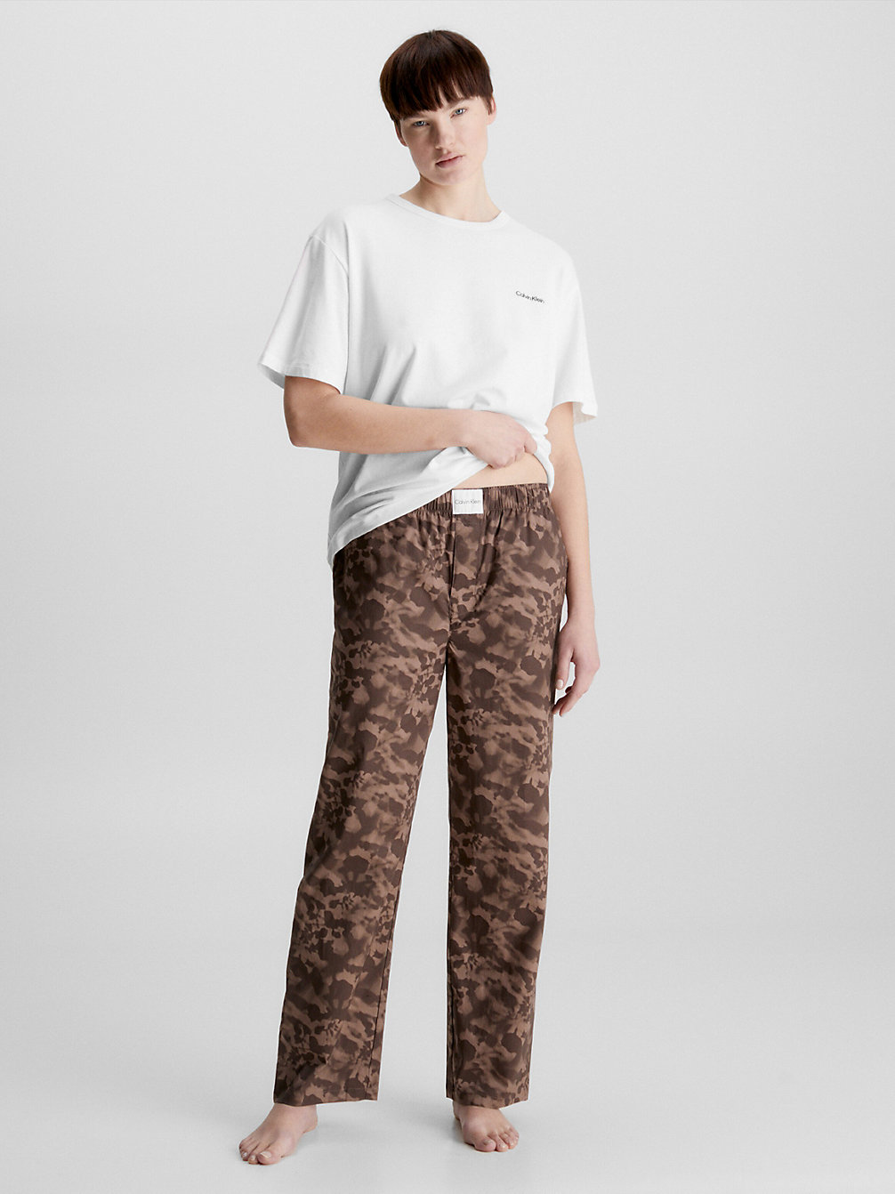 FLORAL SHADOWS/MAUVE Pyjama-Set - Pj In A Bag undefined Damen Calvin Klein