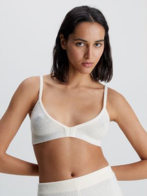 Seamless Cable Knit Triangle Bralette