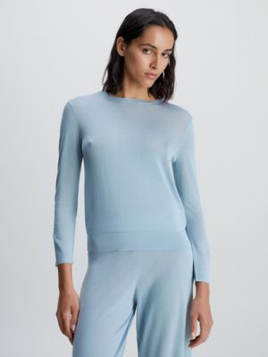 Fine Knit Lounge Top Calvin Klein® | 000QS6997ECJP