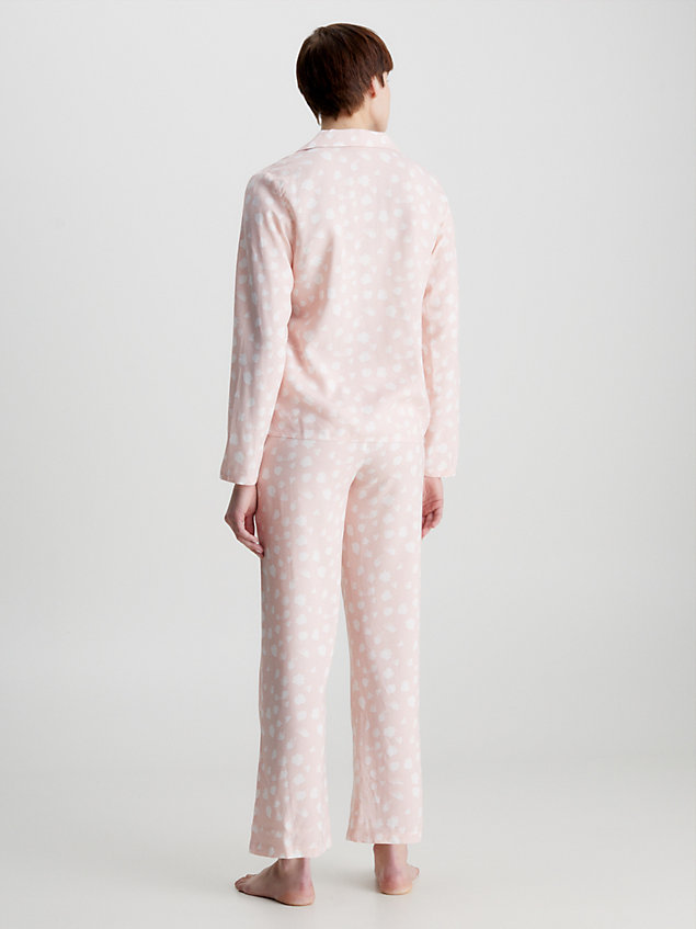 pink pyjama gift set for women calvin klein