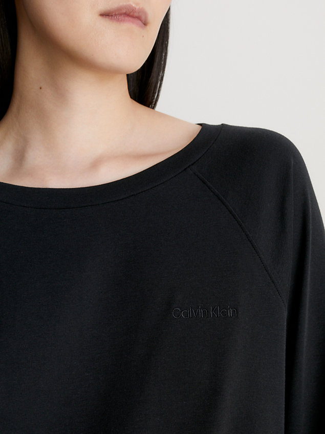 black lounge sweatshirt - intrinsic voor dames - calvin klein