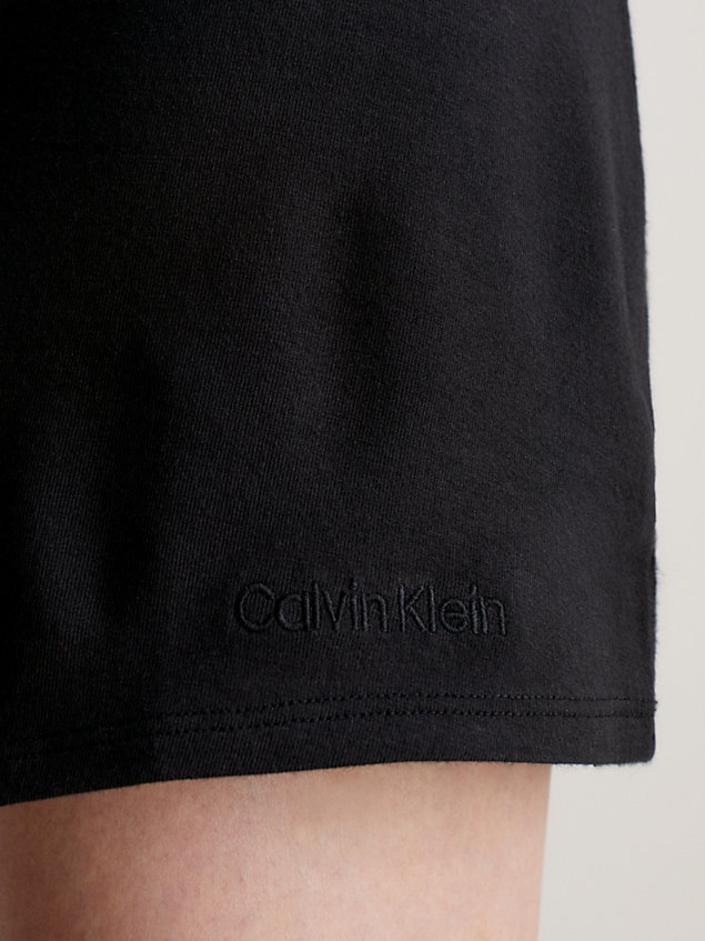chemise de nuit en modal doux - intrinsic black pour femmes calvin klein