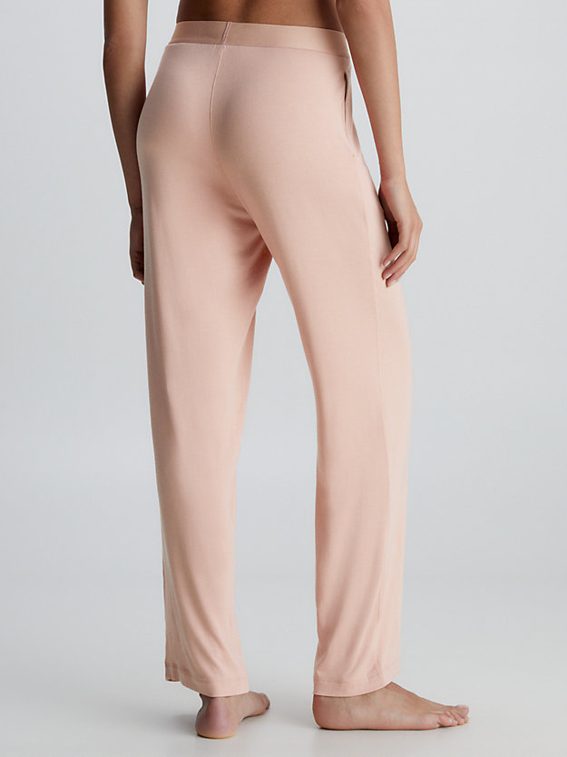 stone grey soft modal pyjama pants - intrinsic for women calvin klein