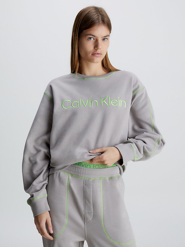 satellite/green flash lounge sweatshirt - future shift for women calvin klein