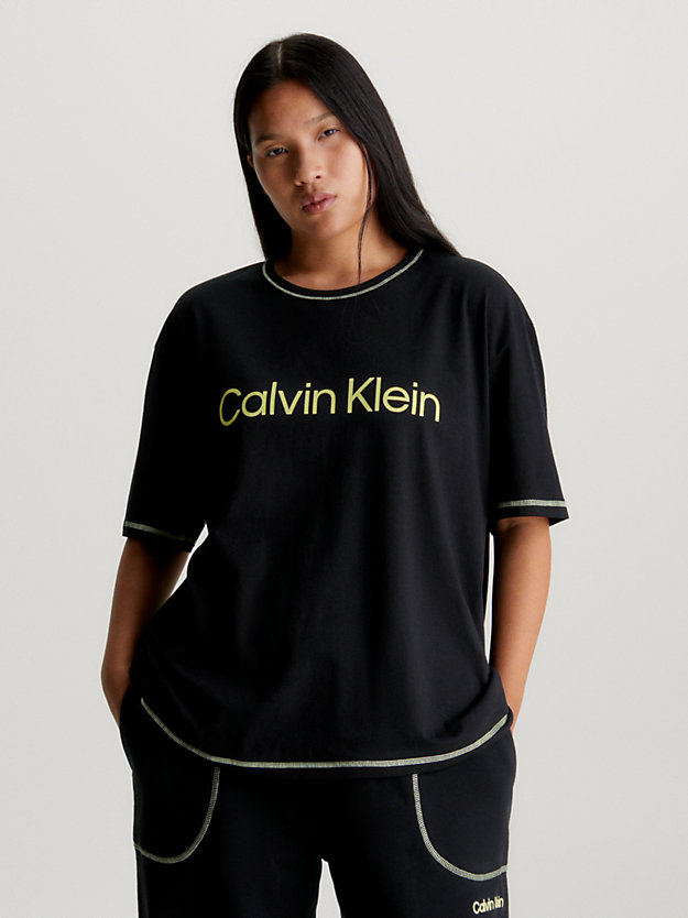 black pyjama top - future shift for women calvin klein