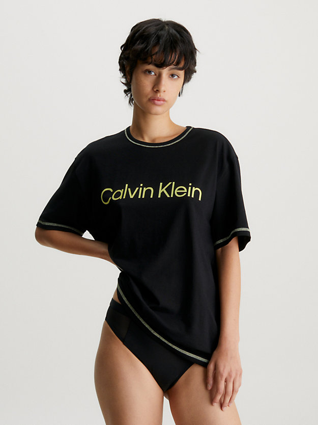 black pyjama-top - future shift für damen - calvin klein