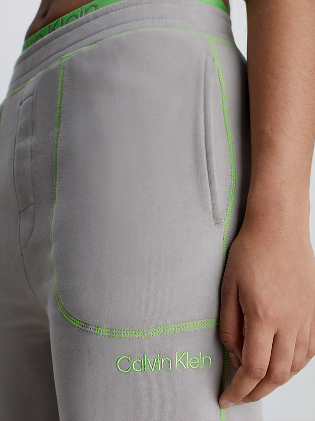 pantalon de jogging d'intérieur - future shift satellite/green flash pour femmes calvin klein