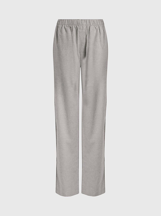 grey flannel pyjama pants for women calvin klein
