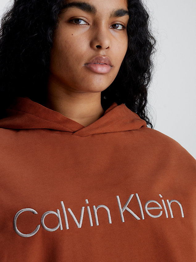 orange lounge-hoodie - future shift für damen - calvin klein