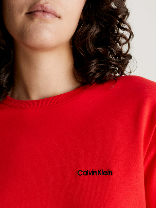 rouge lounge sweatshirt - modern cotton for women calvin klein