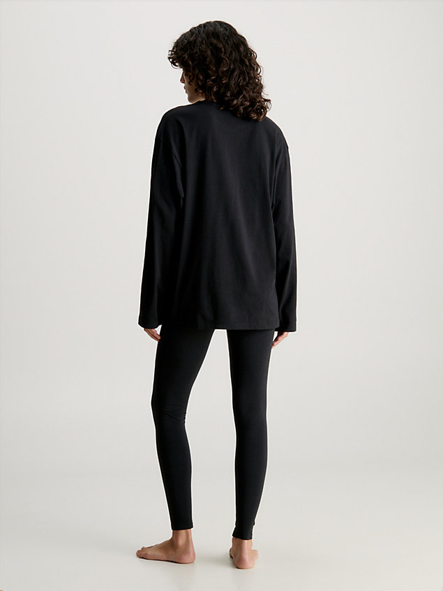 pijama - modern cotton black de mujer calvin klein