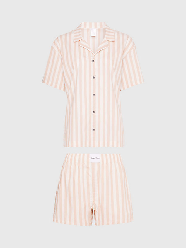 multi pyjama-shorts-set - pure cotton für damen - calvin klein