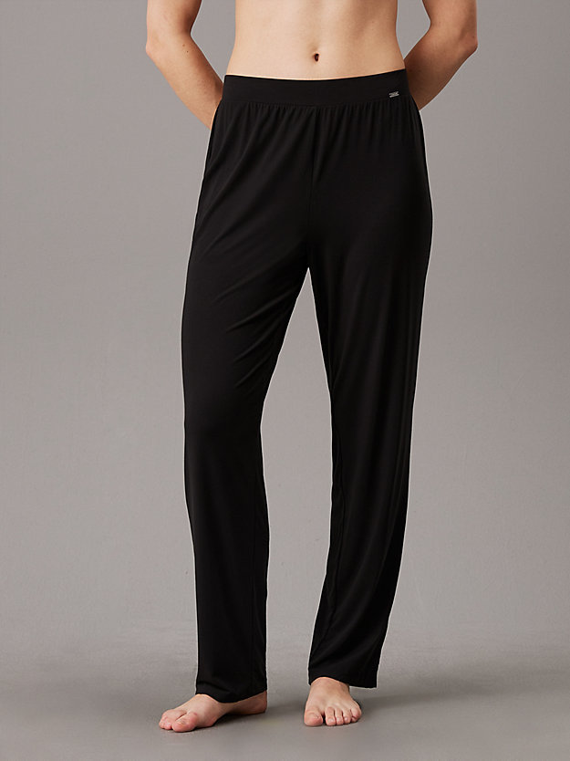 black spodnie od piżamy - minimalist dla kobiety - calvin klein