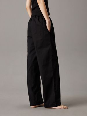 pantalon de pyjama - ck established black pour femmes calvin klein