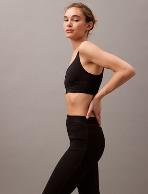 black lounge leggings - modern rib for women calvin klein