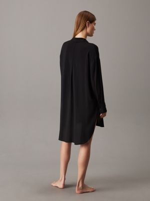 black night shirt dress for women calvin klein