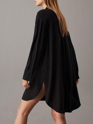 black night shirt dress for women calvin klein