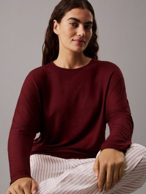 rusted root lounge long sleeve t-shirt for women calvin klein