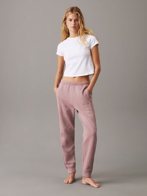 sand trap cotton fleece lounge joggers for women calvin klein