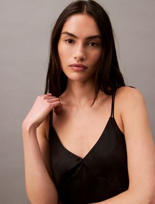 black cami pyjama top - ck instinct for women calvin klein