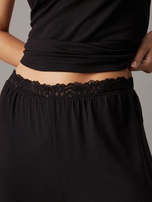 black pyjama pants - ck attraction for women calvin klein