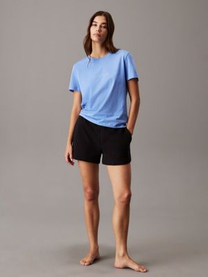 glacier lounge t-shirt - 100% cotton for women calvin klein