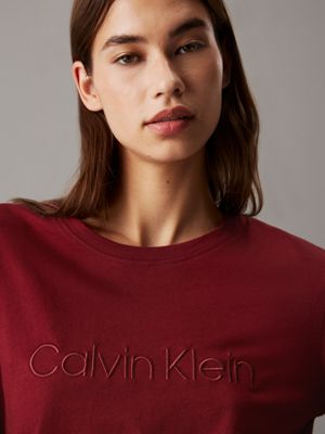 set pigiama in cotone syrah (tee) / syrah da donne calvin klein