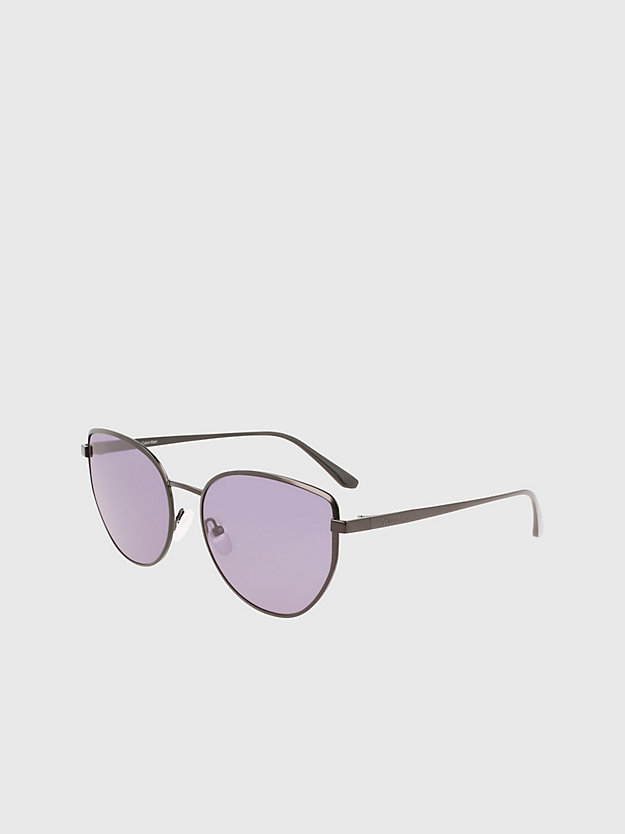 matte black prostokątne okulary przeciwsłoneczne ck22113s dla kobiety - calvin klein