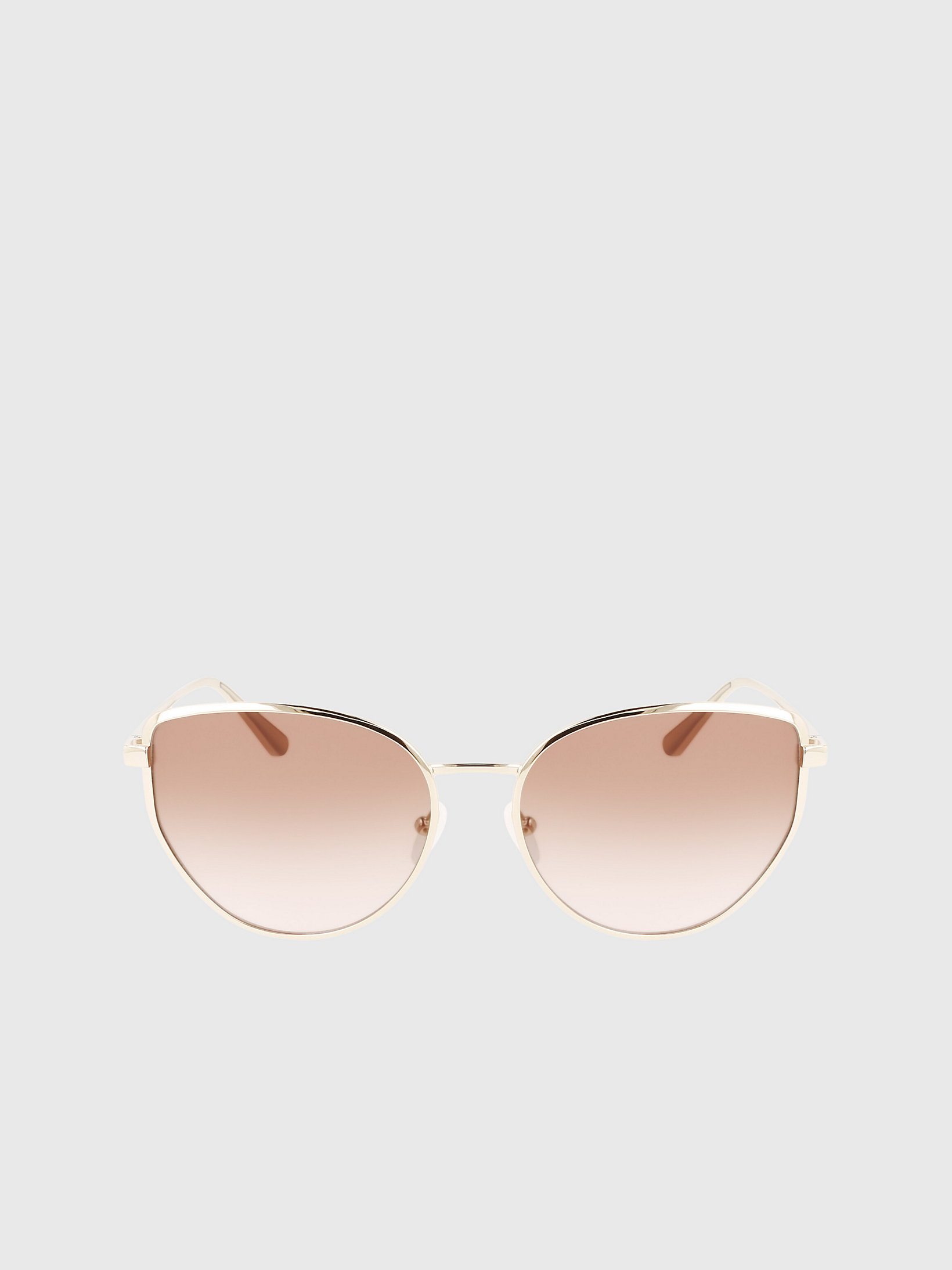 Gold/blush Rectangle Sunglasses Ck22113s undefined women Calvin Klein