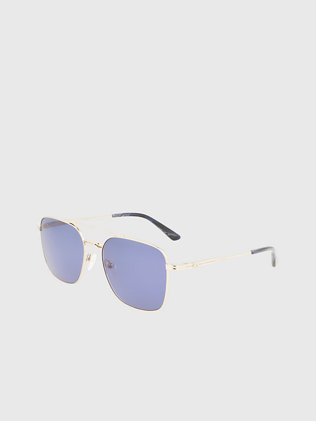gold navigator sunglasses ck22115s for men calvin klein