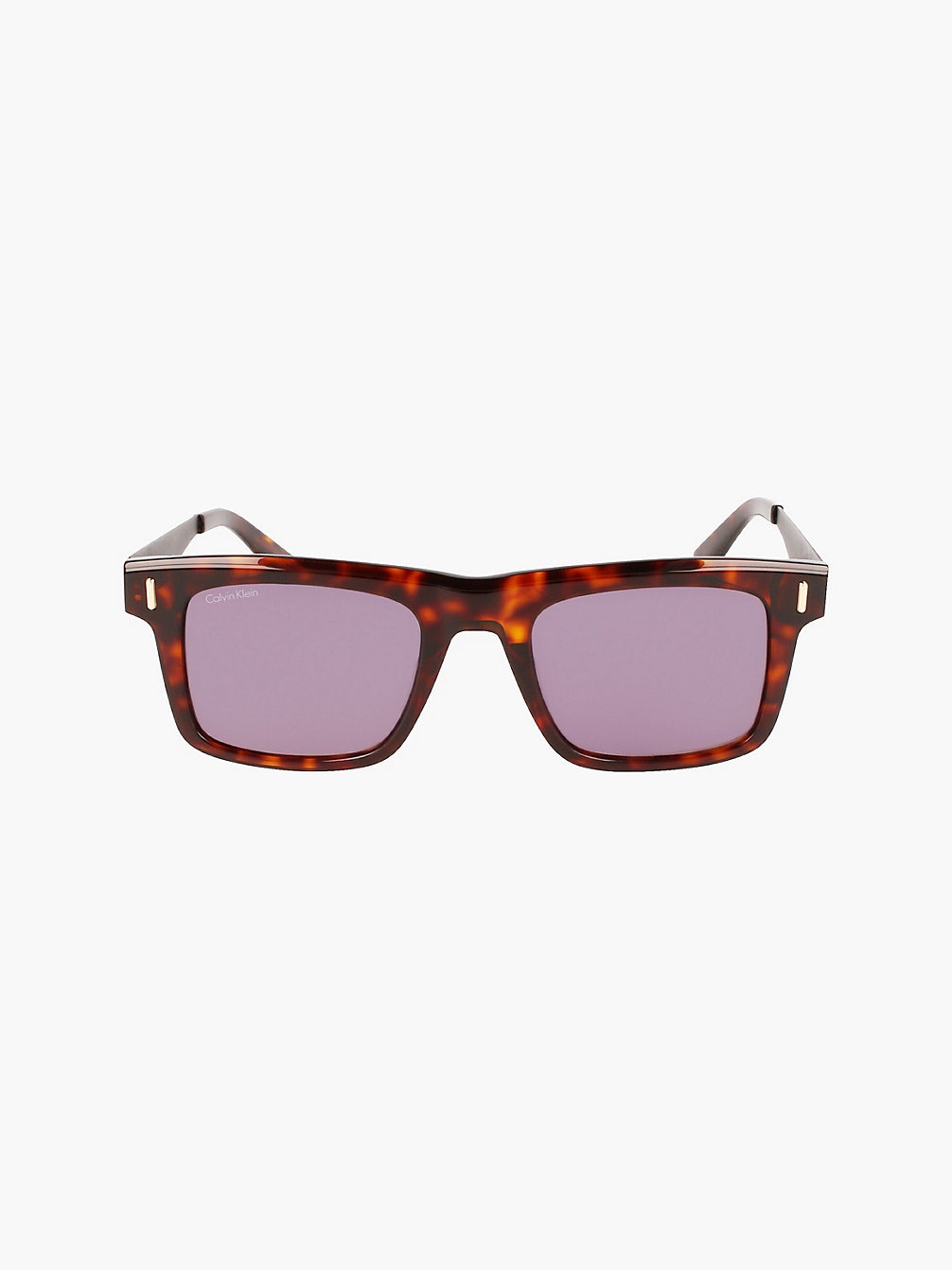 BROWN HAVANA Rectangle Sunglasses Ck22511s undefined men Calvin Klein