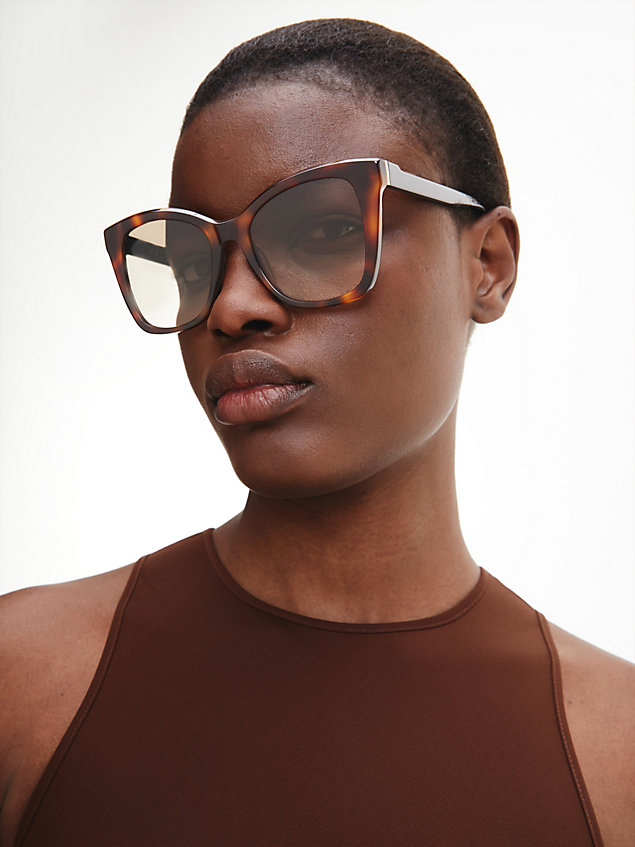 brown butterfly sunglasses ck22530s for women calvin klein