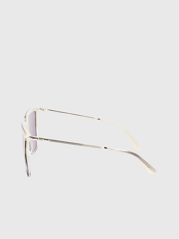 striped grey rectangle sunglasses ck22531s for women calvin klein