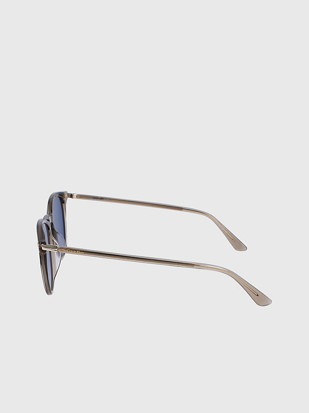 occhiali da sole rotondi ck22533s white da unisex calvin klein