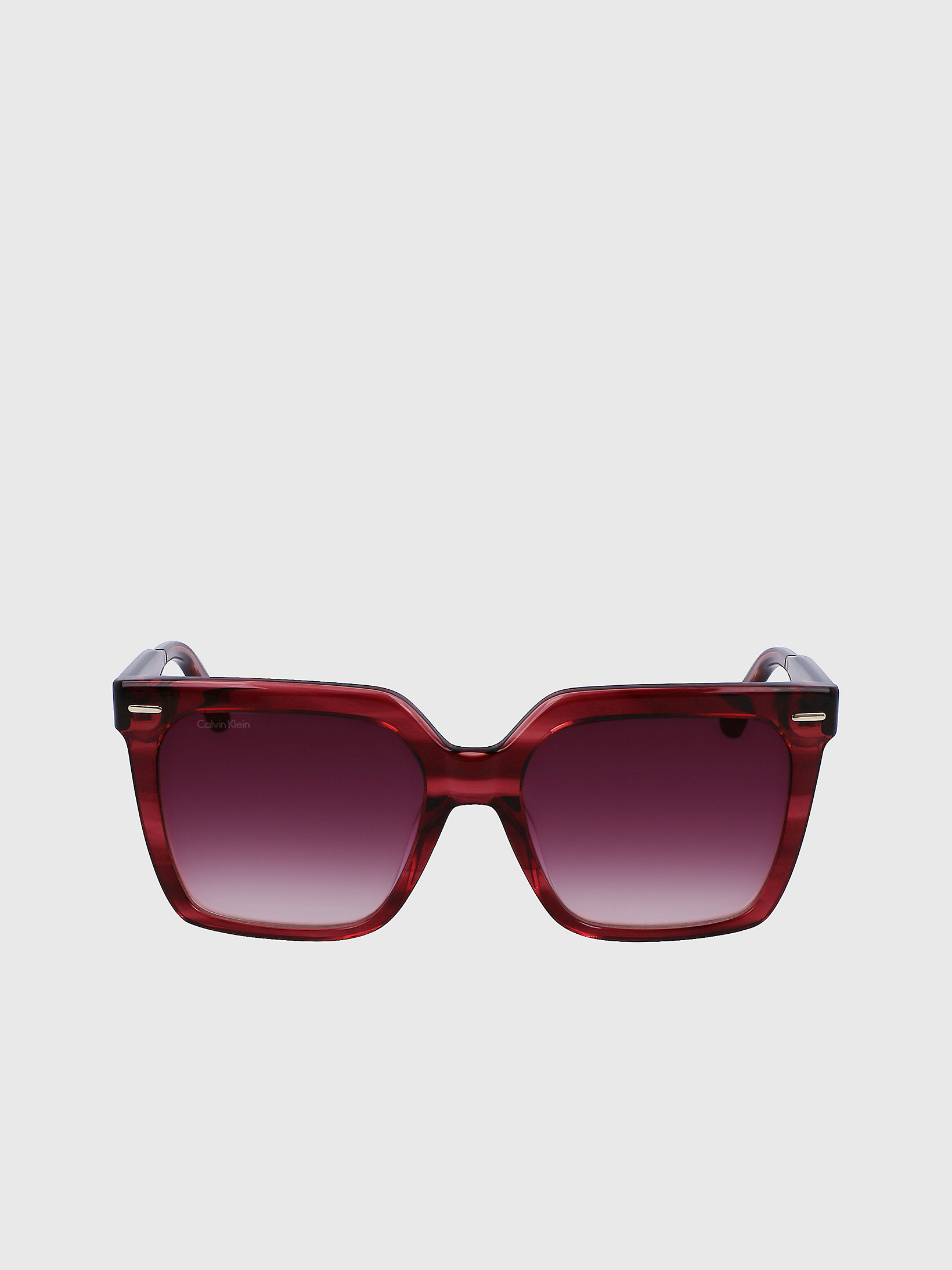 Burgundy > Kwadratowe Okulary Przeciwsłoneczne Ck22534s > undefined Kobiety - Calvin Klein