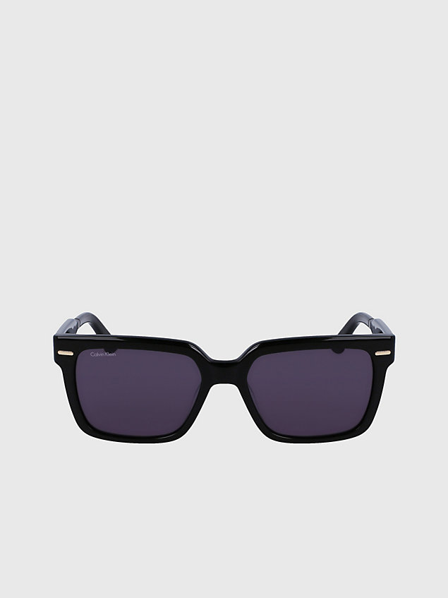 black rechteckige sonnenbrille ck22535s für herren - calvin klein