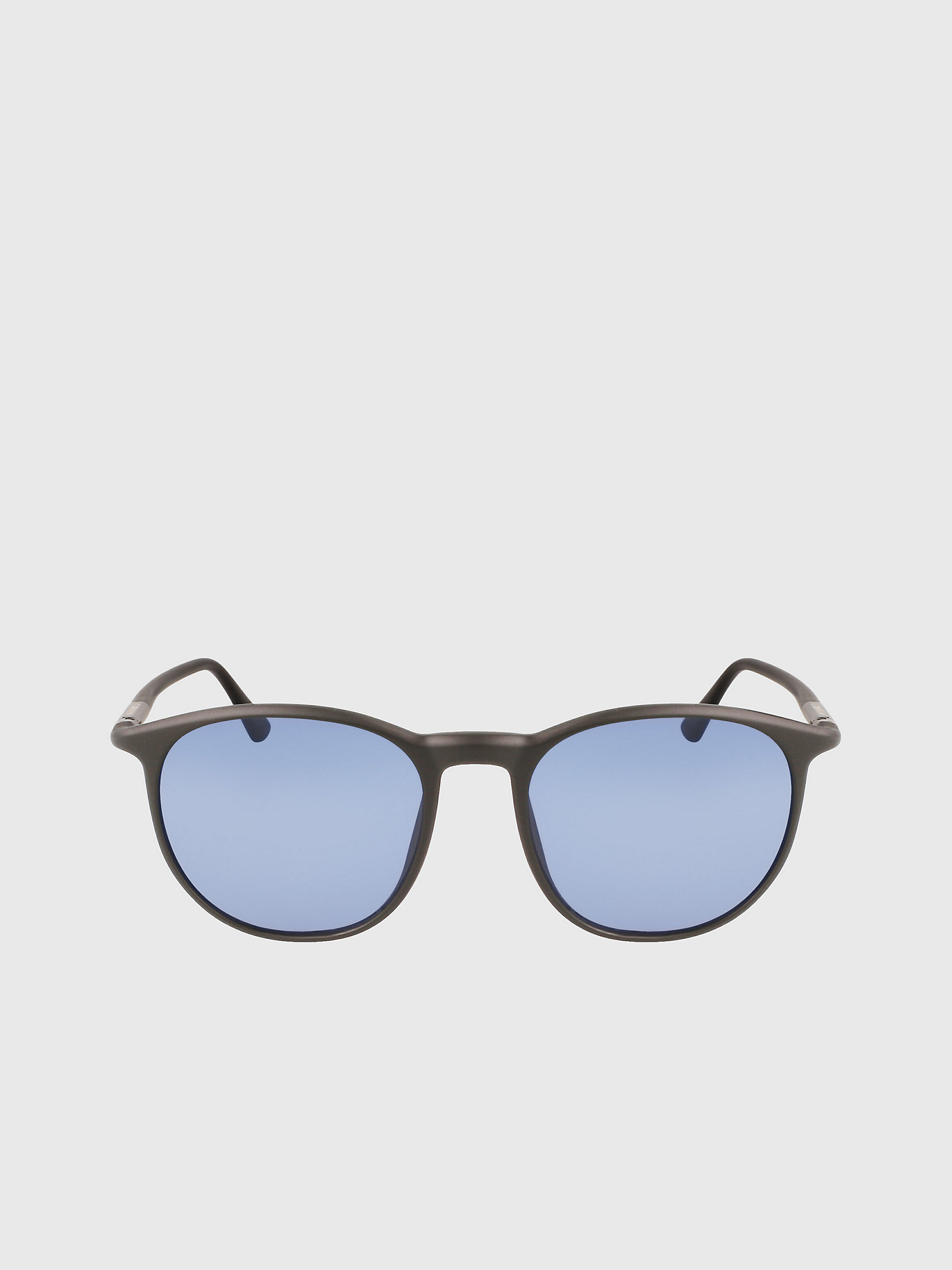 Matte Black Round Sunglasses Ck22537s undefined unisex Calvin Klein